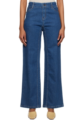 Subtle Le Nguyen Blue On-Ward Jeans