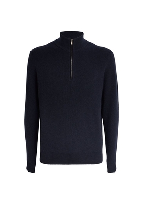 Fioroni Cashmere Cashmere Quarter-Zip Sweater