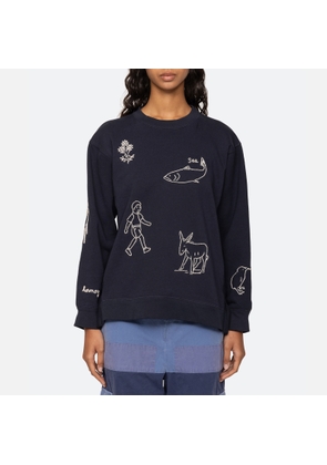 Sea New York Demi French Workwear Cotton Knit Sweatshirt - XS
