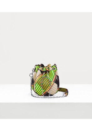 Vivienne Westwood Small Bucket Bag Leather Green