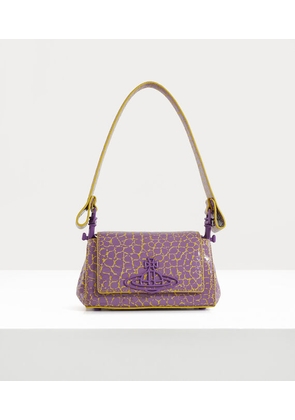 Vivienne Westwood Hazel Small Handbag Leather Lilac / Yellow