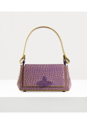 Vivienne Westwood Hazel Medium Handbag Leather Lilac / Yellow