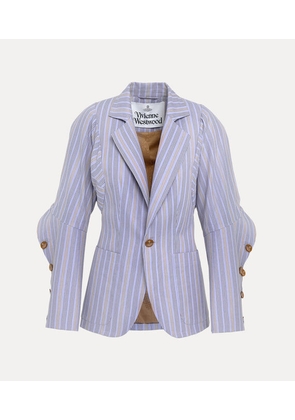 Vivienne Westwood Pourpoint Classic Jacket Cotton Lilac 44 Women