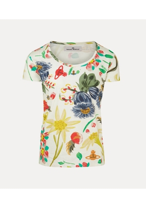 Vivienne Westwood Lollo T-shirt Cotton Floral S Unisex