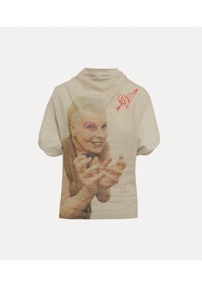 Vivienne T-shirt Andreas Kronthaler For Vivienne Westwood Linen Sand M Unisex