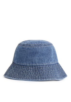Denim Bucket Hat - Blue