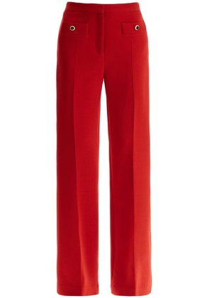 tailored wool bootcut trousers for - 40