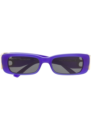 Balenciaga Eyewear rectangle-frame sunglasses - Blue