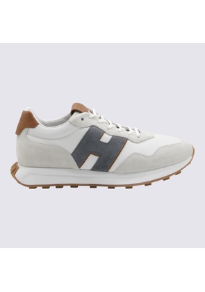 Hogan Light Grey Leather H601 Sneakers