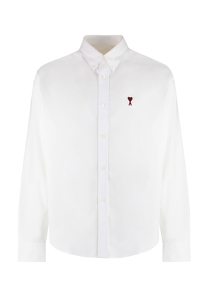 Ami Alexandre Mattiussi Logo Embroidery Cottond Shirt