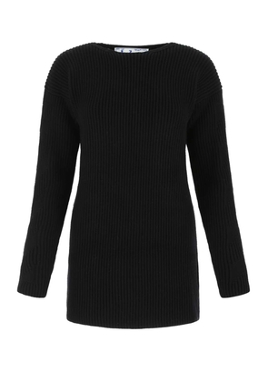 Off-White Black Wool Sweater