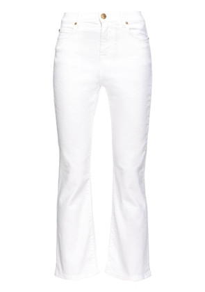 PINKO mid-rise flared jeans - White