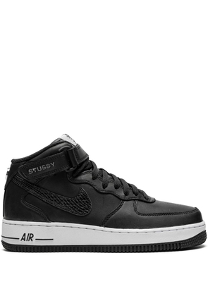 Nike x Stussy Air Force 1 Mid 'Black' sneakers