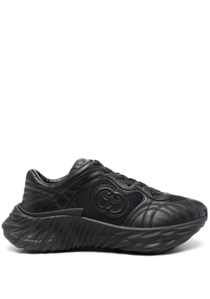 Gucci Interlocking G chunky leather sneakers - Black