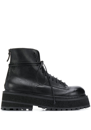 Marsèll platform lace up boots - Black
