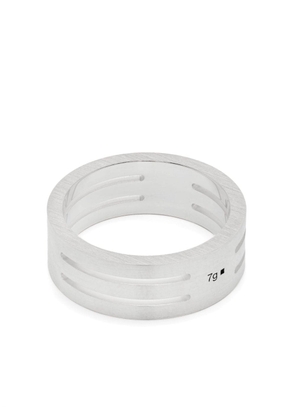 Le Gramme La 7g perforated ring - Silver