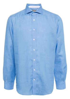 N.Peal Megeve linen shirt - Blue