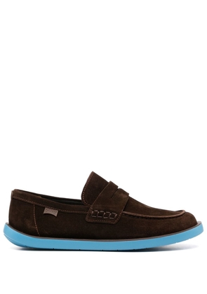 Camper Wagon suede slip-on loafers - Brown