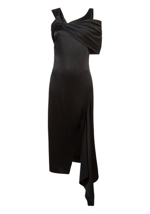 Monse twisted-neck gown - Black