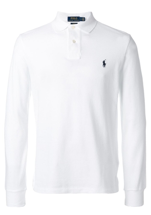 Polo Ralph Lauren contrast logo polo shirt - White