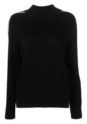 Chinti & Parker mock-neck wool-cashmere jumper - Black