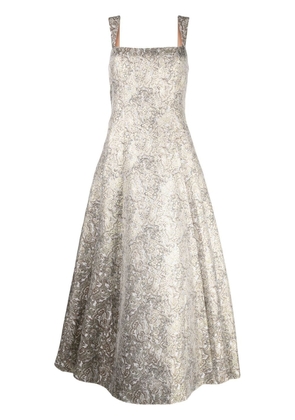 Sachin & Babi Audrey gilded floral gown - Gold