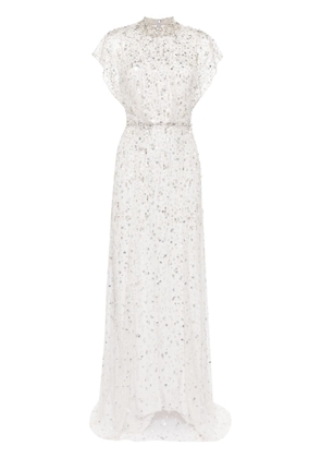 Jenny Packham Crystal Drop gown - Grey