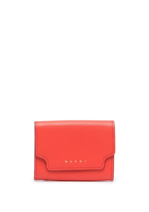Marni two-tone wallet - Red