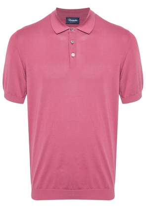 Drumohr knitted polo shirt - Pink