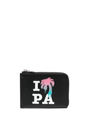 Palm Angels I Love PA coin purse - Black
