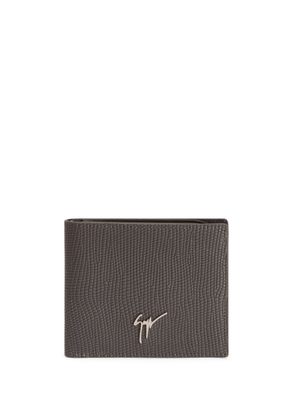 Giuseppe Zanotti Albert textured wallet - Grey