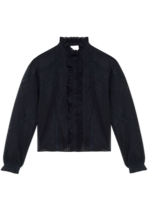 MARANT ÉTOILE Gaia embroidered cotton blouse - Black