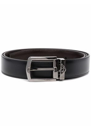 Ferragamo reversible leather belt - Black