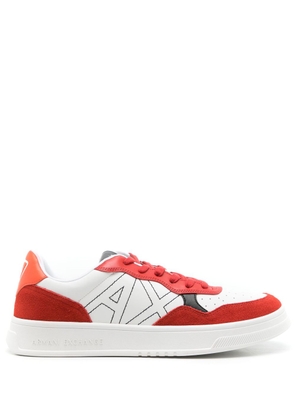 Armani Exchange embroidered-logo low-top sneakers