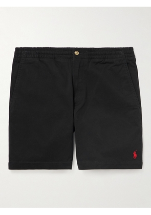 Polo Ralph Lauren - Logo-Embroidered Cotton-Blend Twill Shorts - Men - Black - XS