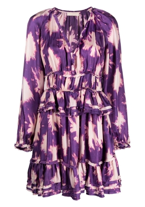 Ulla Johnson Emery silk mini dress - Purple