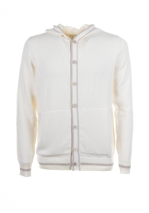 Eleventy Button-up Knitted Hoodie