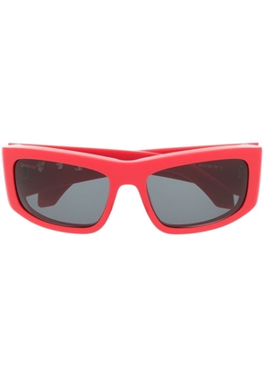 Off-White Eyewear Arrows rectangular sunglasses - Red