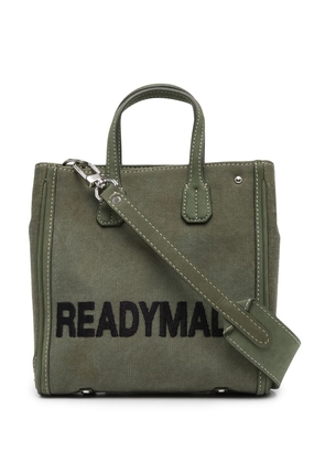 Readymade embroidered-logo military shoulder bag - Green