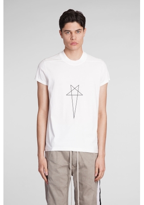 DRKSHDW Small Level T T-shirt In White Cotton