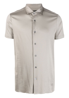 Emporio Armani short-sleeve polo shirt - Grey