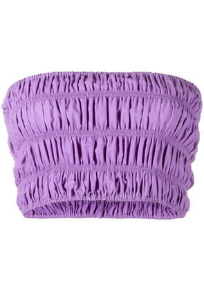 Bambah elasticated bandeau top - Purple
