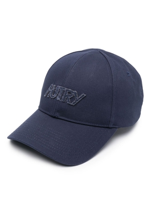 Autry logo-appliqué cotton cap - Blue
