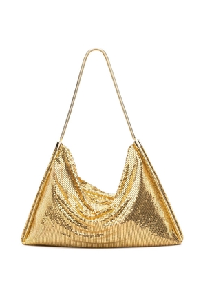 Rabanne Pixel Tube shoulder bag - Gold