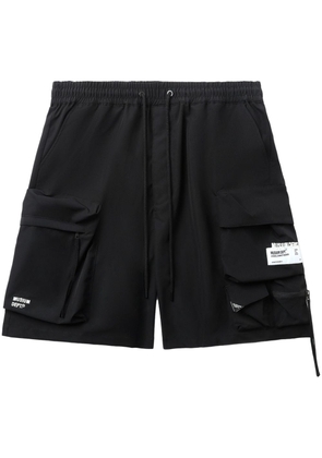 Musium Div. drawstring-fastening cargo shorts - Black