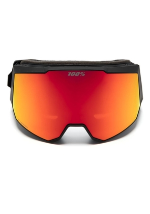 100% Eyewear Snowcraft mirrored goggles - Black
