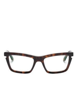 Off-White Eyewear Style 50 rectangle-frame glasses - Brown
