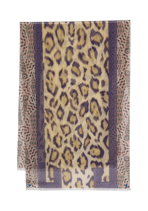Pierre-Louis Mascia Hawn leopard-print scarf - Neutrals