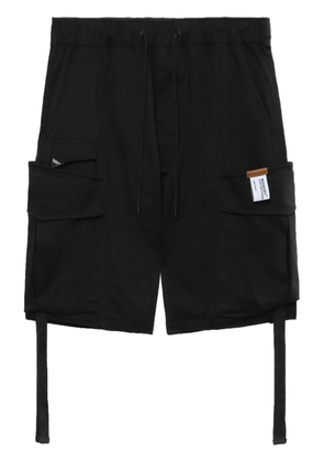 Musium Div. stretch-cotton cargo shorts - Black