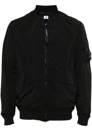 C.P. Company Lens-detail bomber jacket - Black